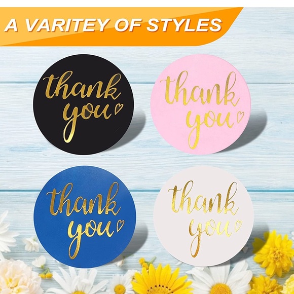 LAST SET!🎉 50 stickers- 4 different colors! 1.5 inch - Picture 3 of 6